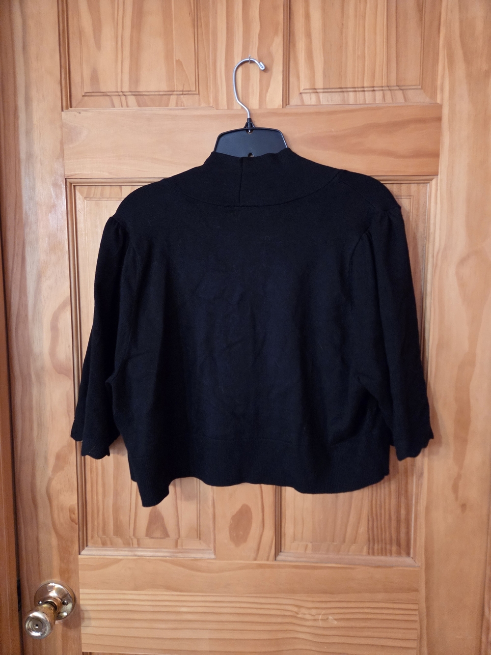 Torrid Black Cropped Open-Front Bolero - Picture 5 of 5